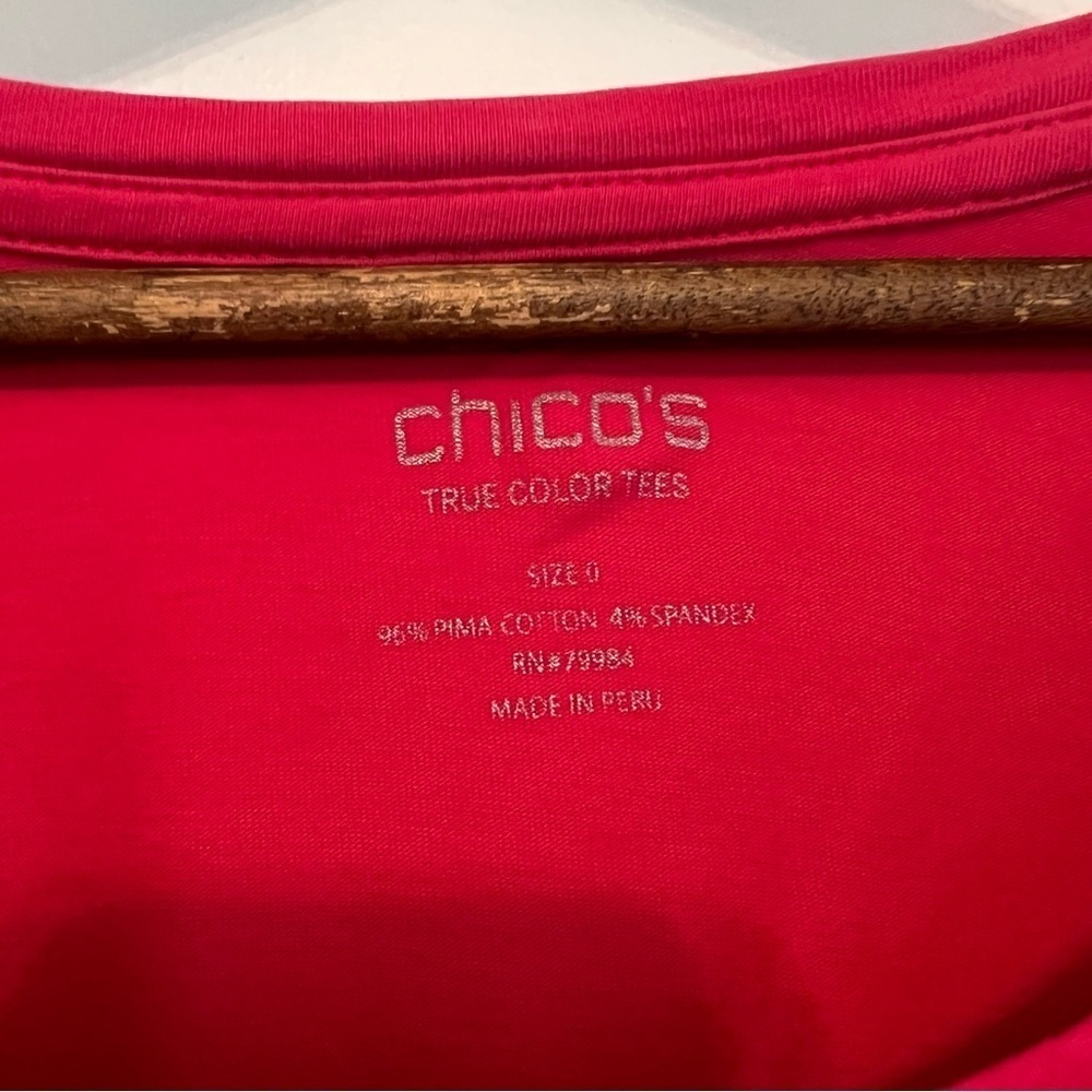 Chicho's Bright Pink Summer Cardigan and Matching Tee - Women's Size Small - Picture 6 of 8